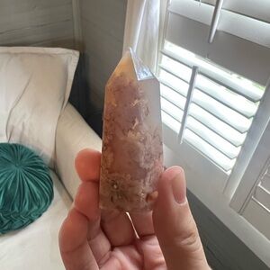 Flower Agate Crystal Mini Tower